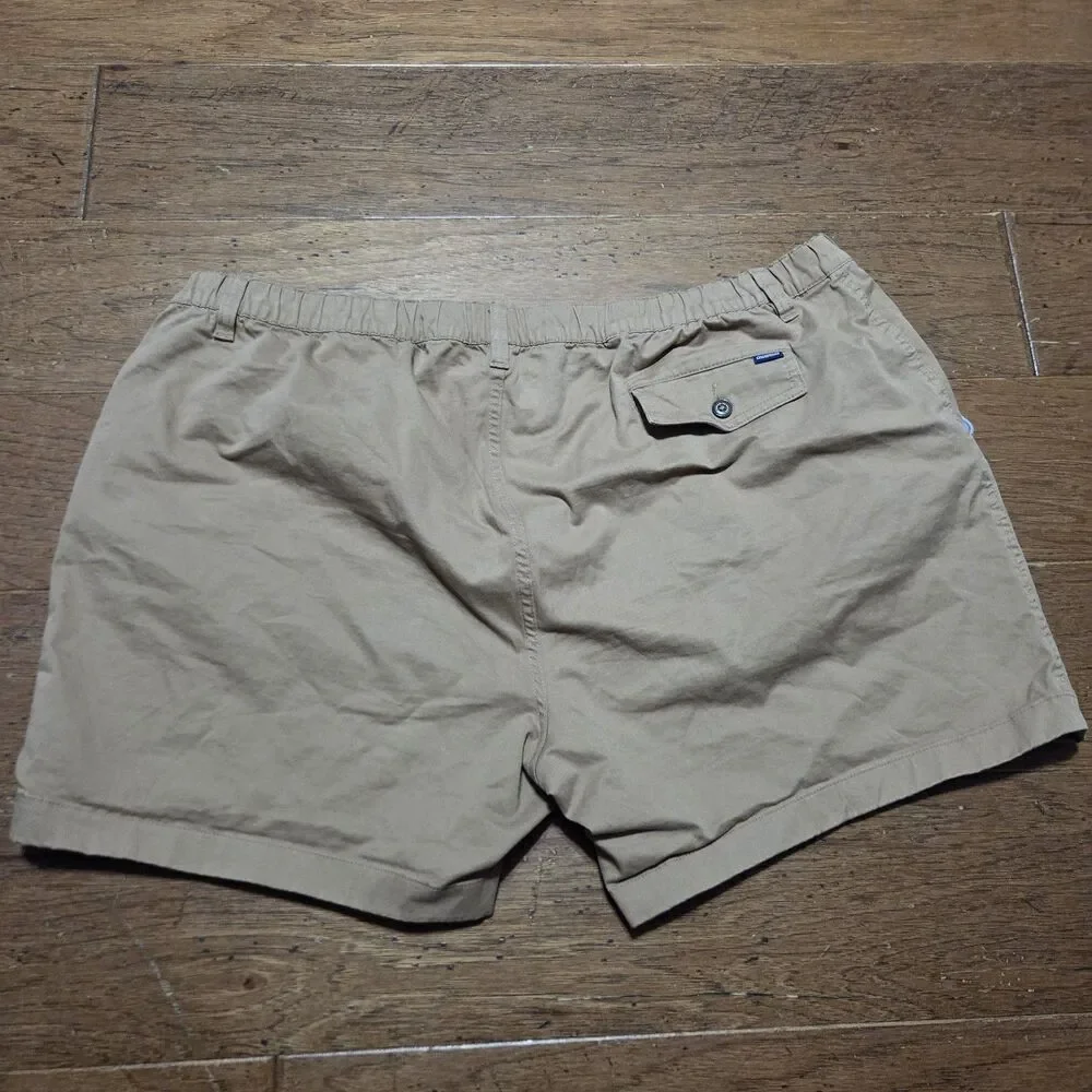 Chubbies Chino Shorts Mens XXXL Tan Regular Fit 5.5 Inseam Stretch Twill Khaki